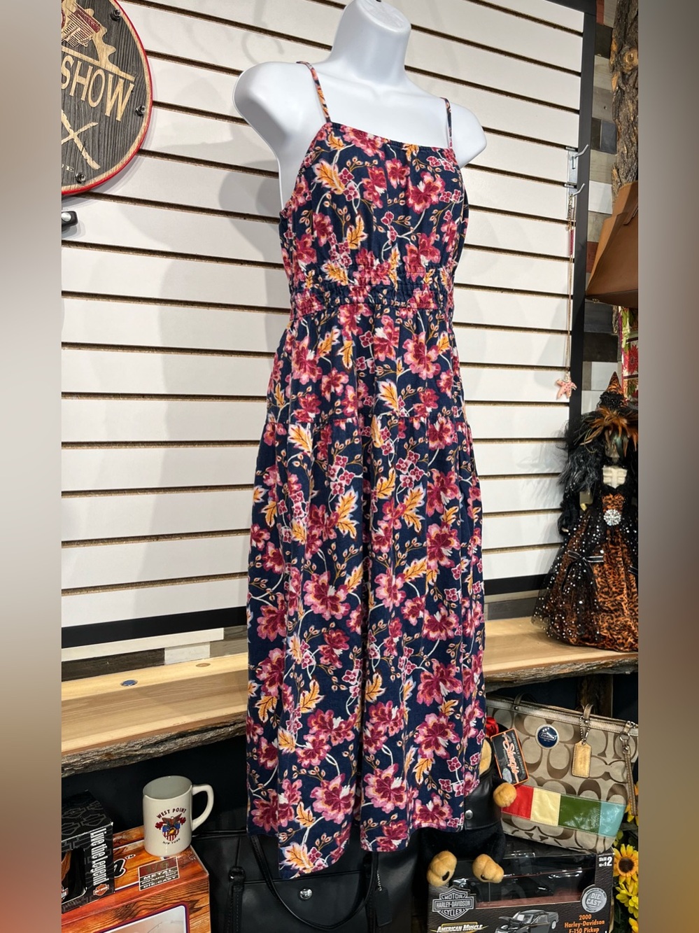 Old Navy waist-defined linen blend dress size small - Picture 4 of 9